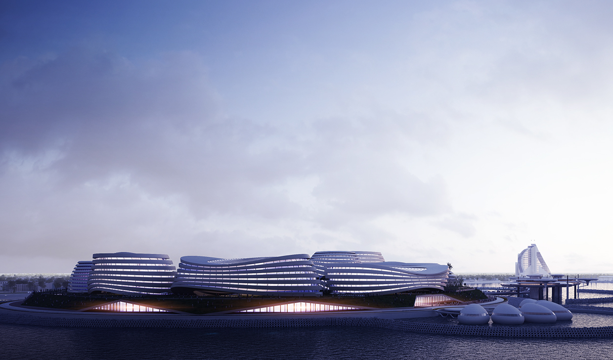 2020迪拜世博会展览馆“迪拜蓝”概念设计